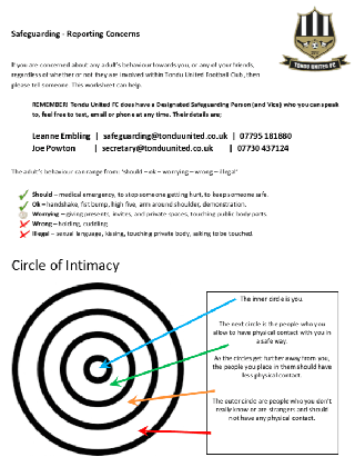 Player worksheet/reporting resource