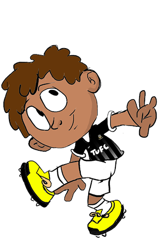 Cartoon Boy Football Player