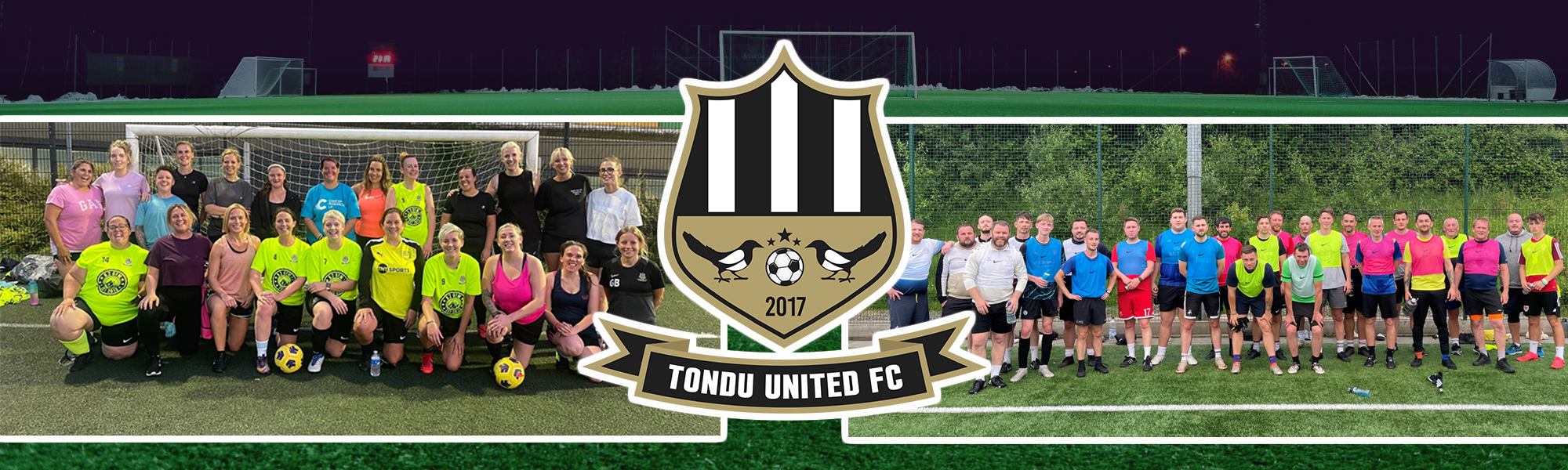 Tondu United FC group photo of the kick-about team